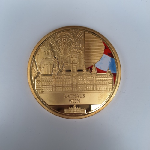 Gedenkmünze Rathaus Wien
