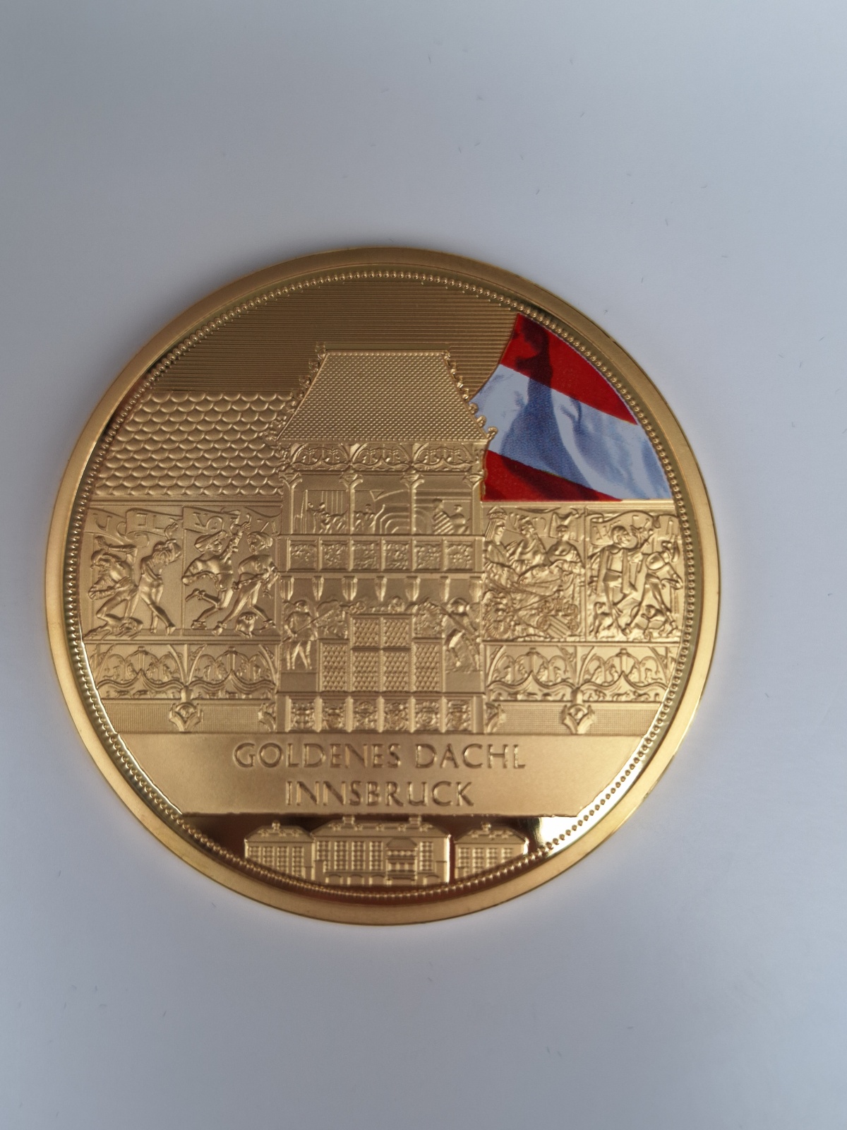 Gedenkmünze Goldenes Dachl Innsbruck