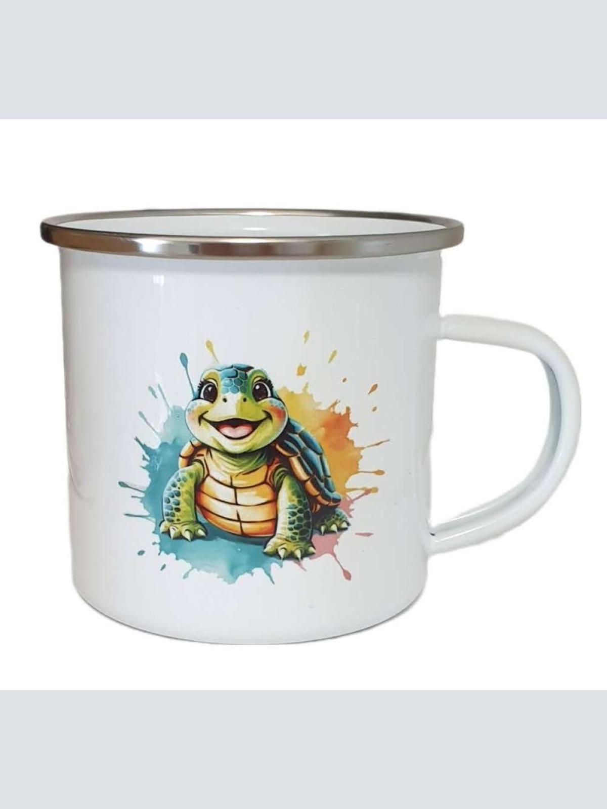 Emailletasse - Schildkröte