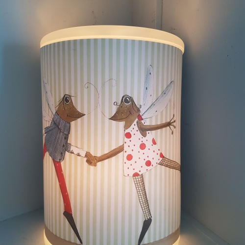 Vintage Libelle lampje van Ikea jaren 80-90 nieuwstaat