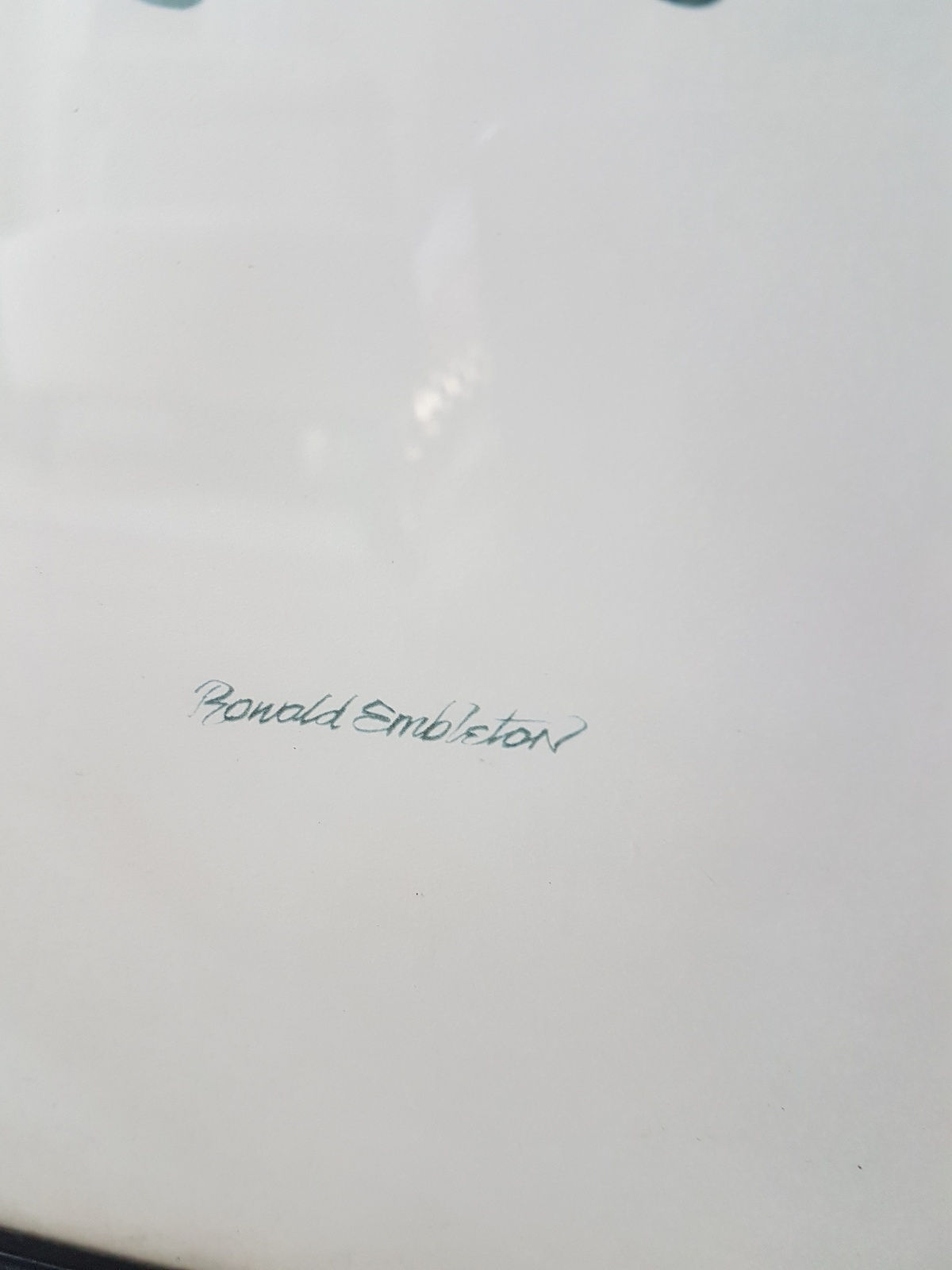 Ronald Embleton Lithografie - Gesigneerd - Ingelijst/Glas