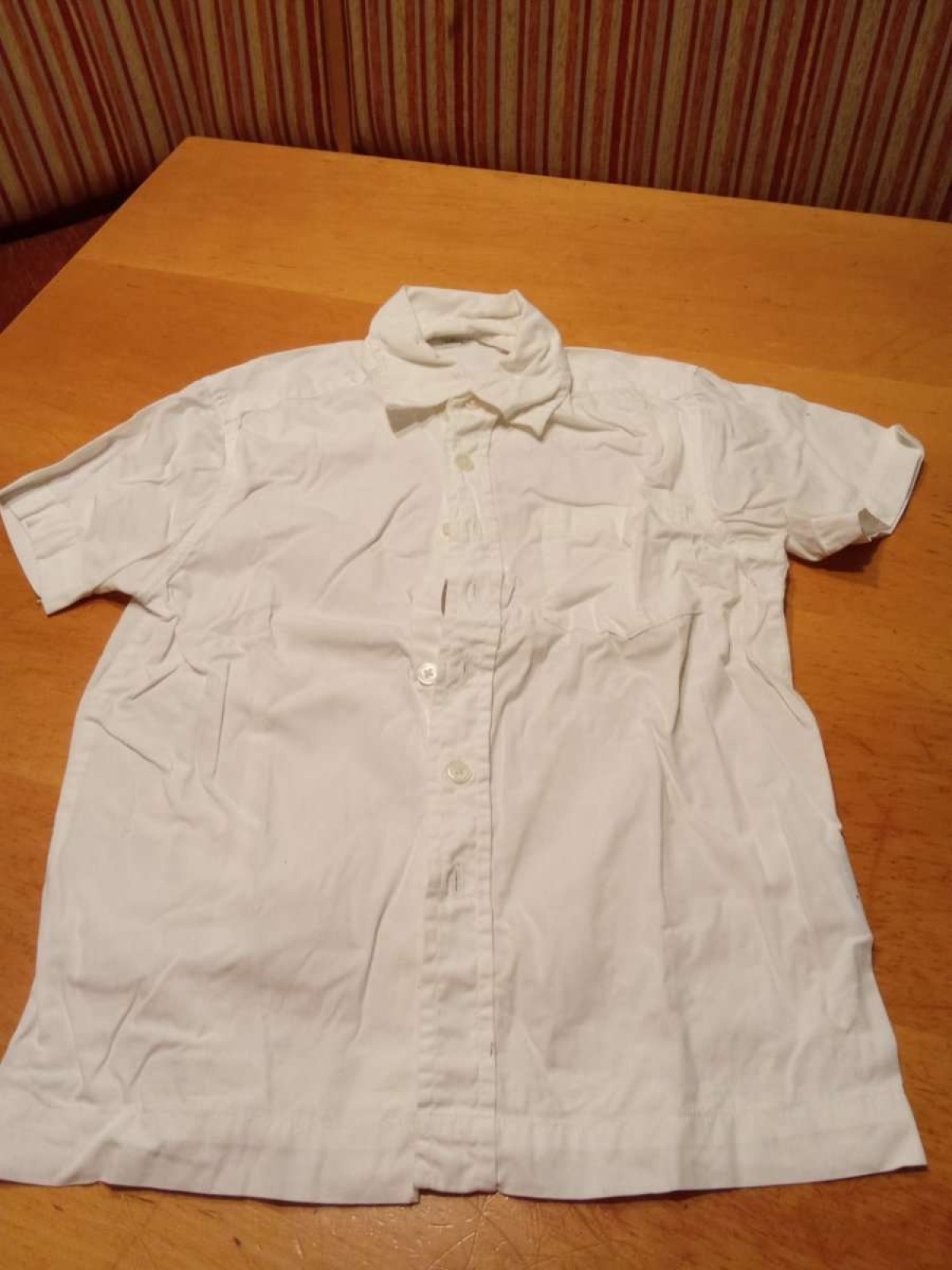 Sehr schönes Kurzarm Hemd in gr. 122 /128 abzugeben