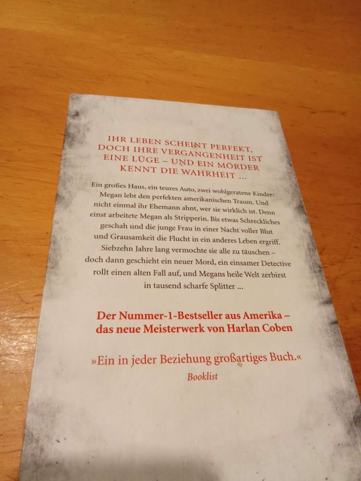 Sehr schönes Buch abzugeben, Wer einmal lügt.