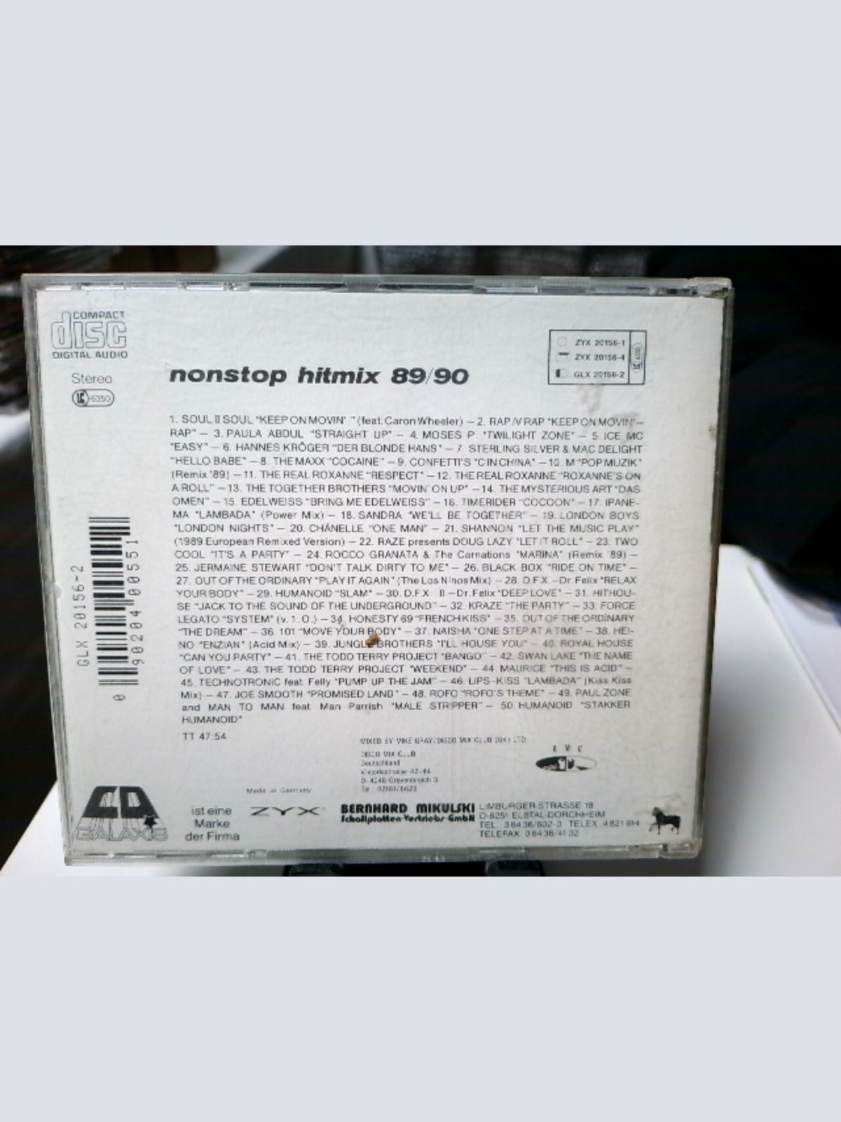 CD / Various – Nonstop Hitmix 89/90