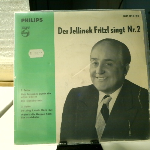 SINGLE / Fritz Jellinek – Der Fritz Jellinek Singt Nr. 2
