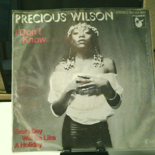 SINGLE / Precious Wilson – I Don't Know