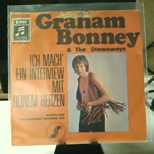 SINGLE / Graham Bonney & The Stowaways (3) – Ich Mach' Ein Interview Mit Deinem Herzen / Sally