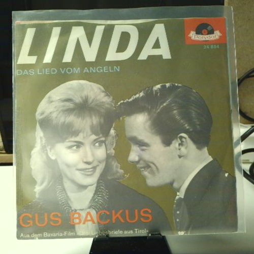 SINGLE / Gus Backus – Linda / Das Lied Vom Angeln