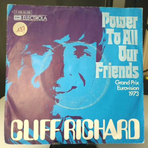 SINGLE / Cliff Richard – Power To All Our Friends