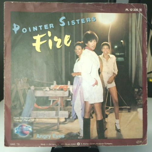 SINGLE / Pointer Sisters – Angry Eyes / Fire
