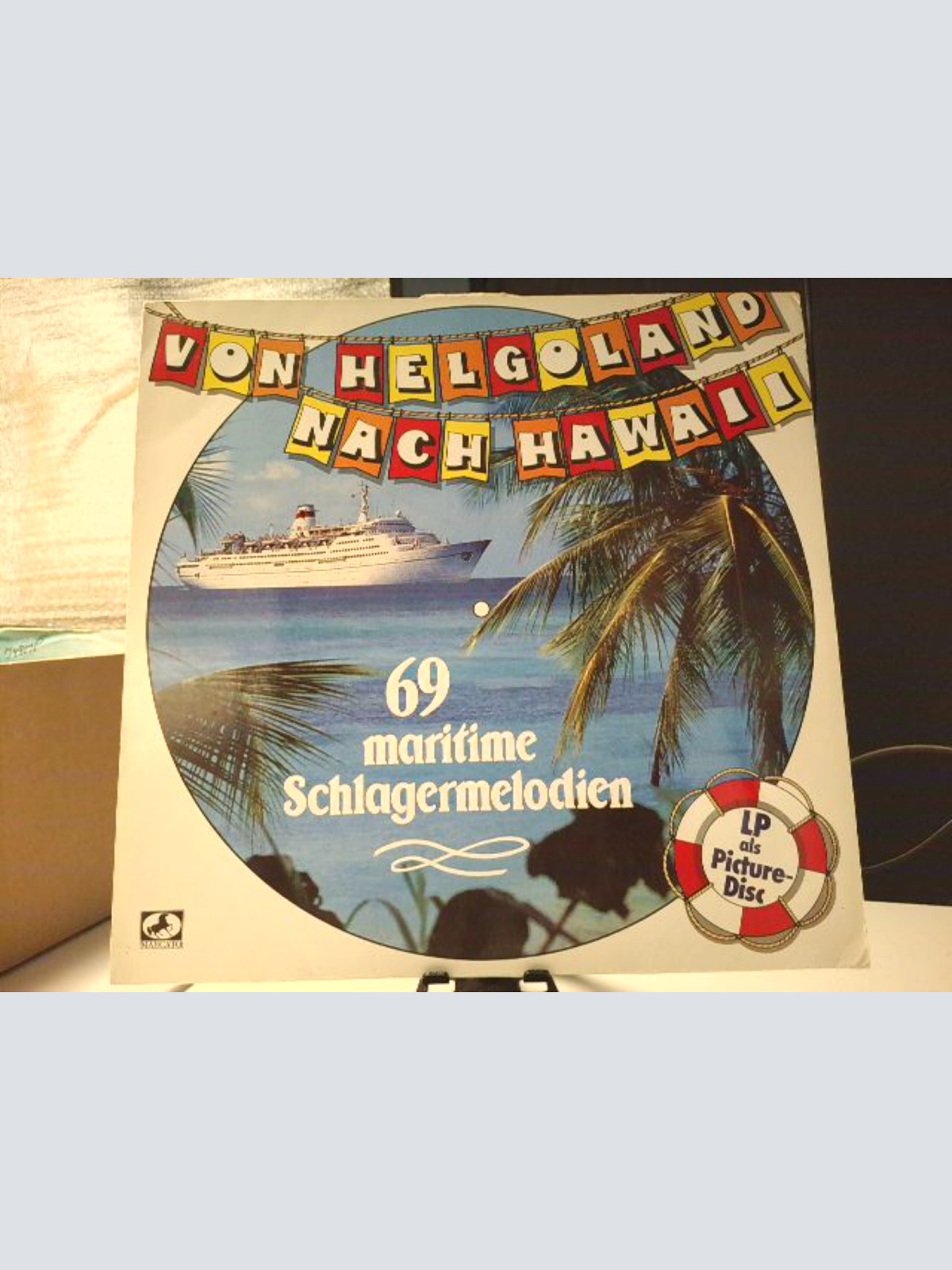 LP PICTURE DISC / Das Bord-Orchester Gerd-Olaf Strandberg Mit Chor Und Solisten – Von Helgoland Nach Hawaii