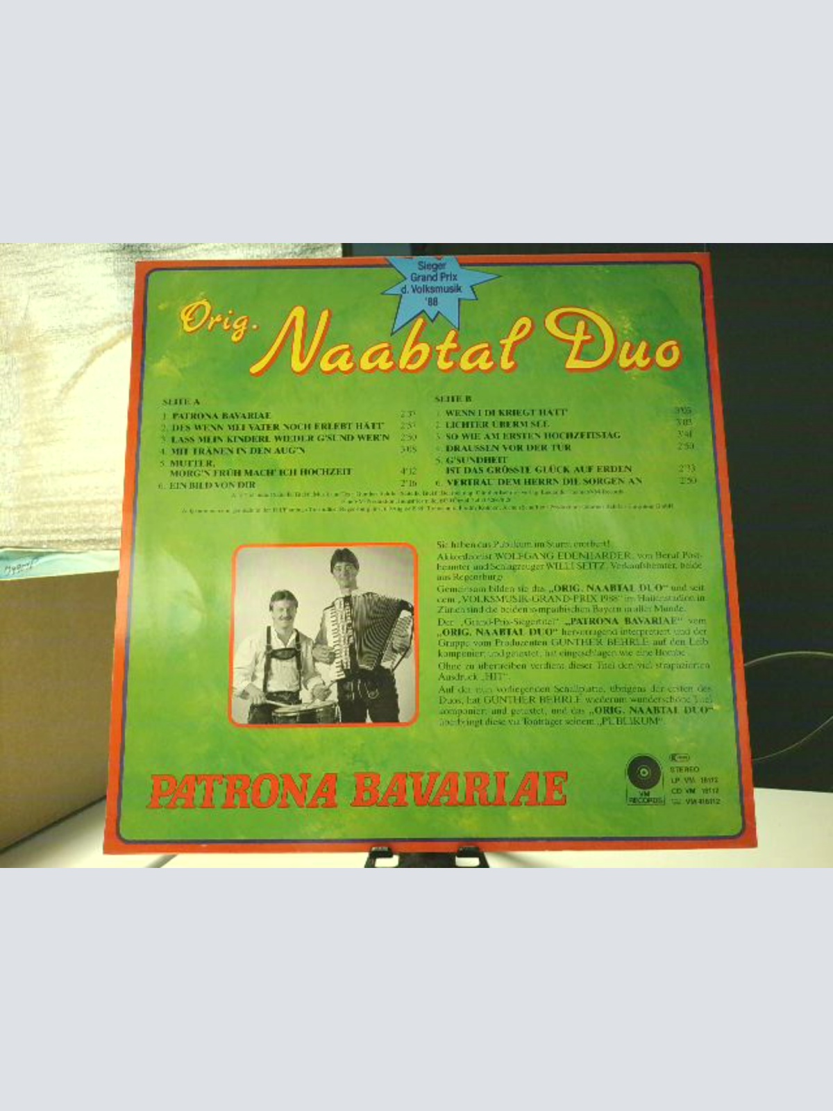LP / Orig. Naabtal Duo* – Patrona Bavariae