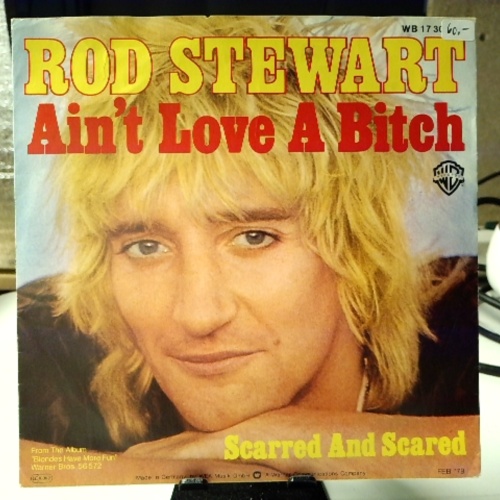 SINGLE / Rod Stewart – Ain't Love A Bitch