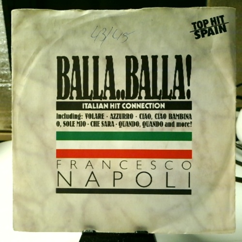 SINGLE / Francesco Napoli – Balla..Balla! - Italian Hit Connection