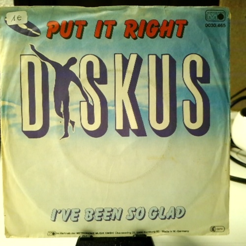 SINGLE / Diskus (2) – Put It Right / I've Been So Glad