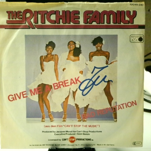 SINGLE / The Ritchie Family – Give Me A Break