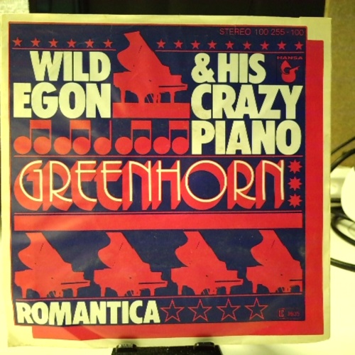 SINGLE / Wild Egon & His Crazy Piano – Greenhorn