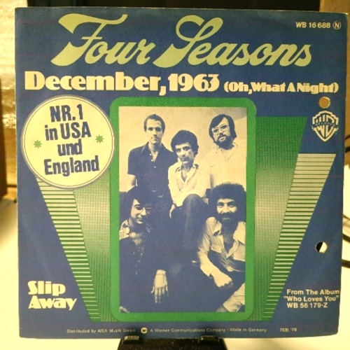 SINGLE / Four Seasons* – December, 1963 (Oh, What A Night)