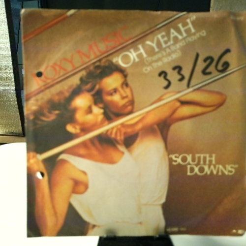 SINGLE / Roxy Music – Oh Yeah (There's A Band Playing On The Radio)