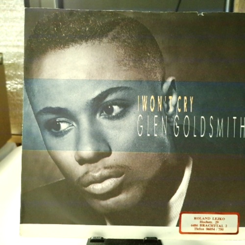 SINGLE / Glen Goldsmith – I Won't Cry