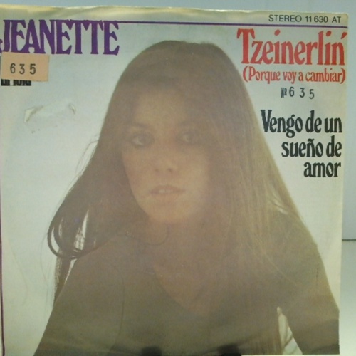 SINGLE / Jeanette (6) – Tzeinerlin' (Porque Voy A Cambiar)