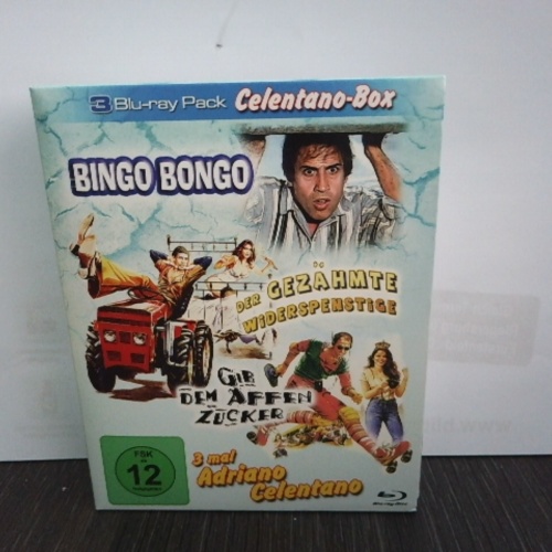 Blu-Ray / 3 Blu-ray Celentano Box : Bingo Bongo - Der gezähmte Widerspenstige - Gib dem Affen Zucker