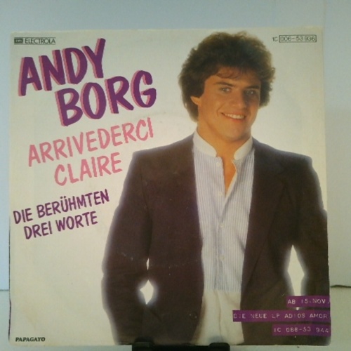 SINGLE / Andy Borg – Arrivederci Claire