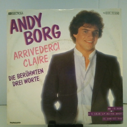 SINGLE / Andy Borg – Arrivederci Claire