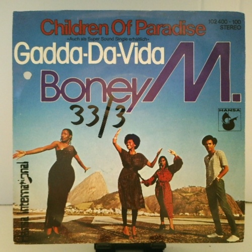 SINGLE / Boney M. – Children Of Paradise / Gadda-Da-Vida