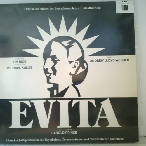 LP / Andrew Lloyd Webber, Tim Rice, Michael Kunze – Evita