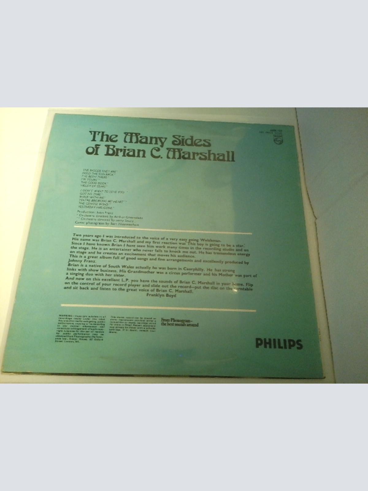 LP / Brian C. Marshall* – The Many Sides Of Brian C. Marshall