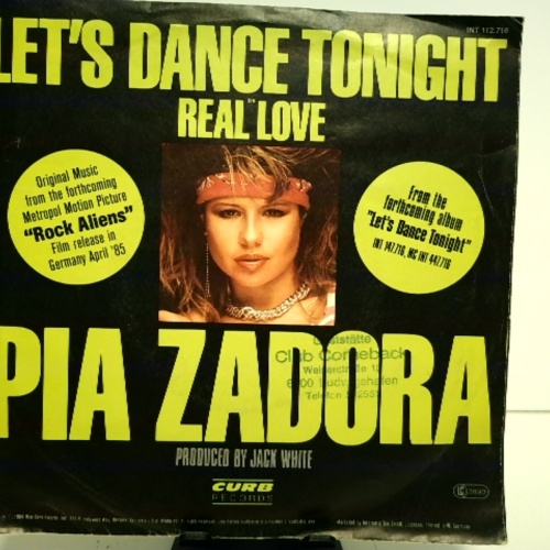 SINGLE / Pia Zadora – Let's Dance Tonight