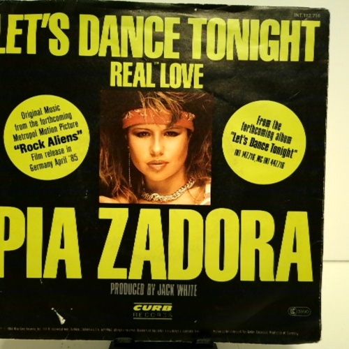 SINGLE / Pia Zadora – Let's Dance Tonight