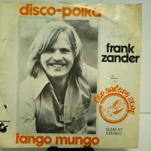 SINGLE / Frank Zander – Disco-Polka / Tango Mungo