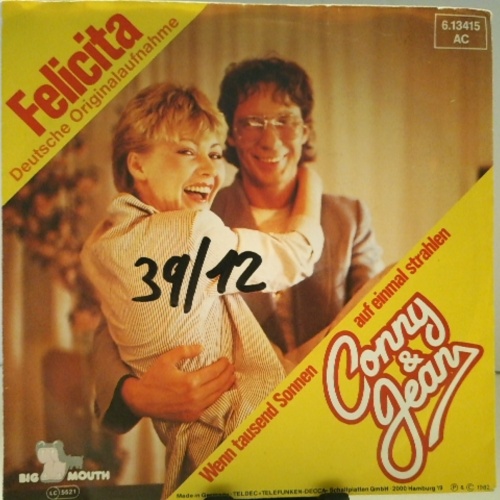 SINGLE / Conny & Jean – Felicita