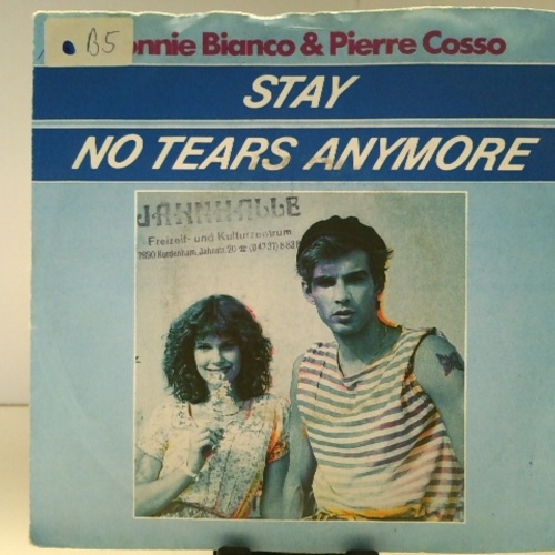 SINGLE / Bonnie Bianco & Pierre Cosso – Stay / No Tears Anymore