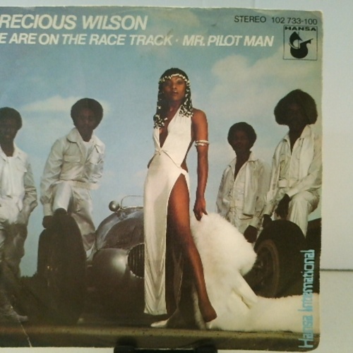 SINGLE / Precious Wilson – We Are On The Race Track / Mr. Pilot Man