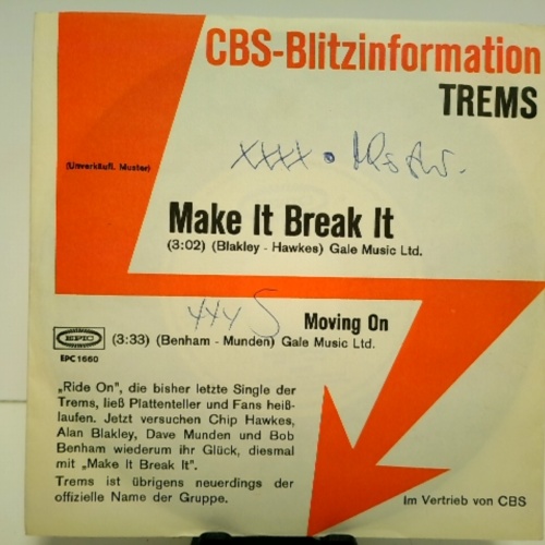 SINGLE / Trems* – Make It Break It
