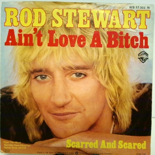 SINGLE / Rod Stewart – Ain't Love A Bitch