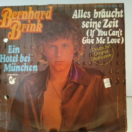 SINGLE / Bernhard Brink – Alles Braucht Seine Zeit