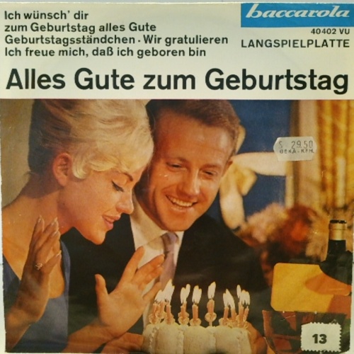 SINGLE / Das Orchester Simon Krapp* – Alles Gute Zum Geburtstag