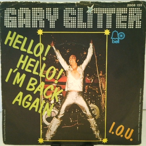 SINGLE / Gary Glitter – Hello! Hello! I'm Back Again