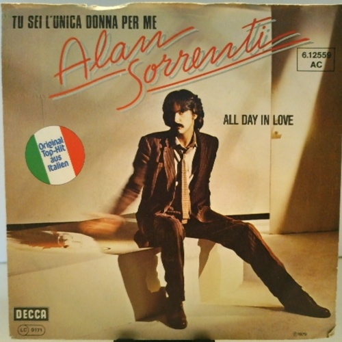 SINGLE / Alan Sorrenti – Tu Sei L'unica Donna Per Me