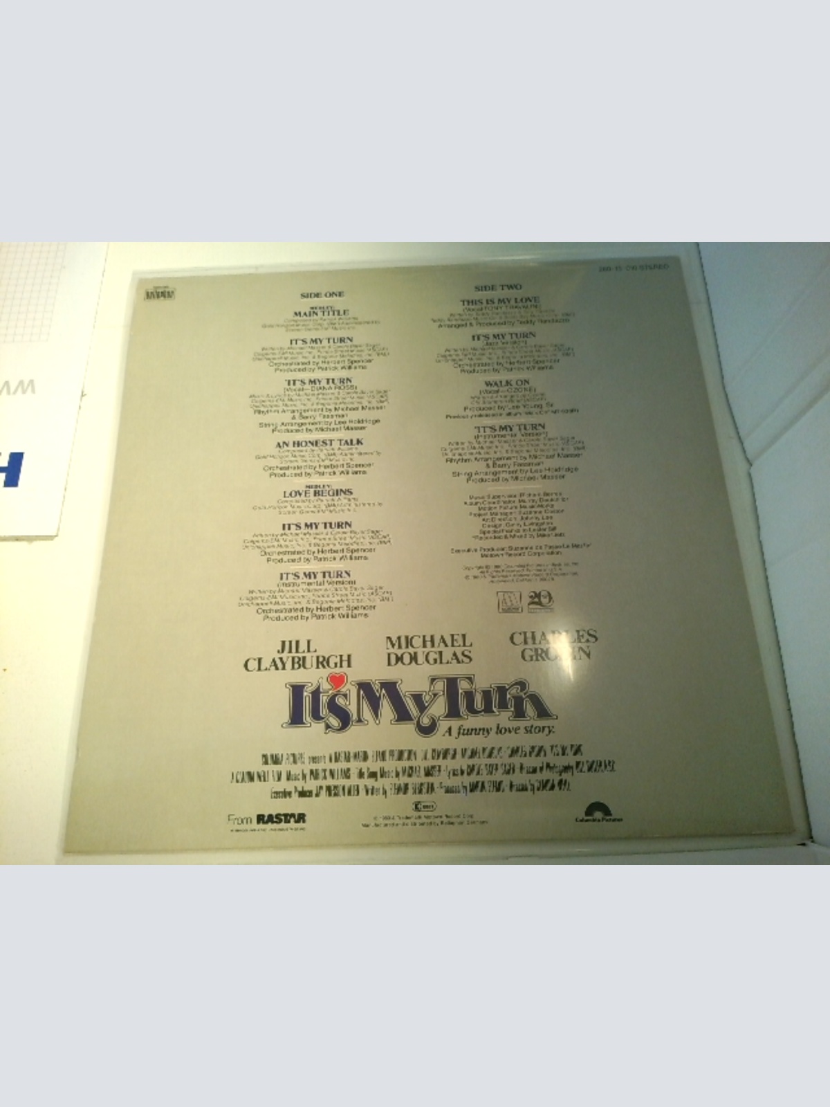 LP / Various – Music From The Original Motion Picture Soundtrack "It's My Turn"