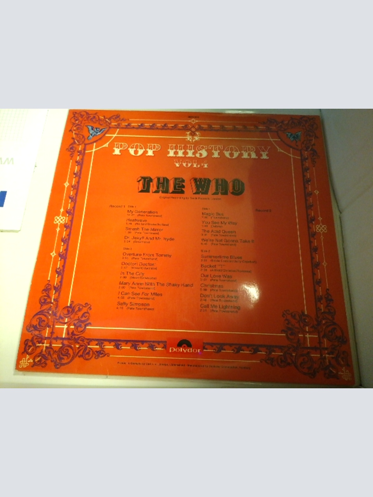 DLP / The Who – Pop History Vol 4