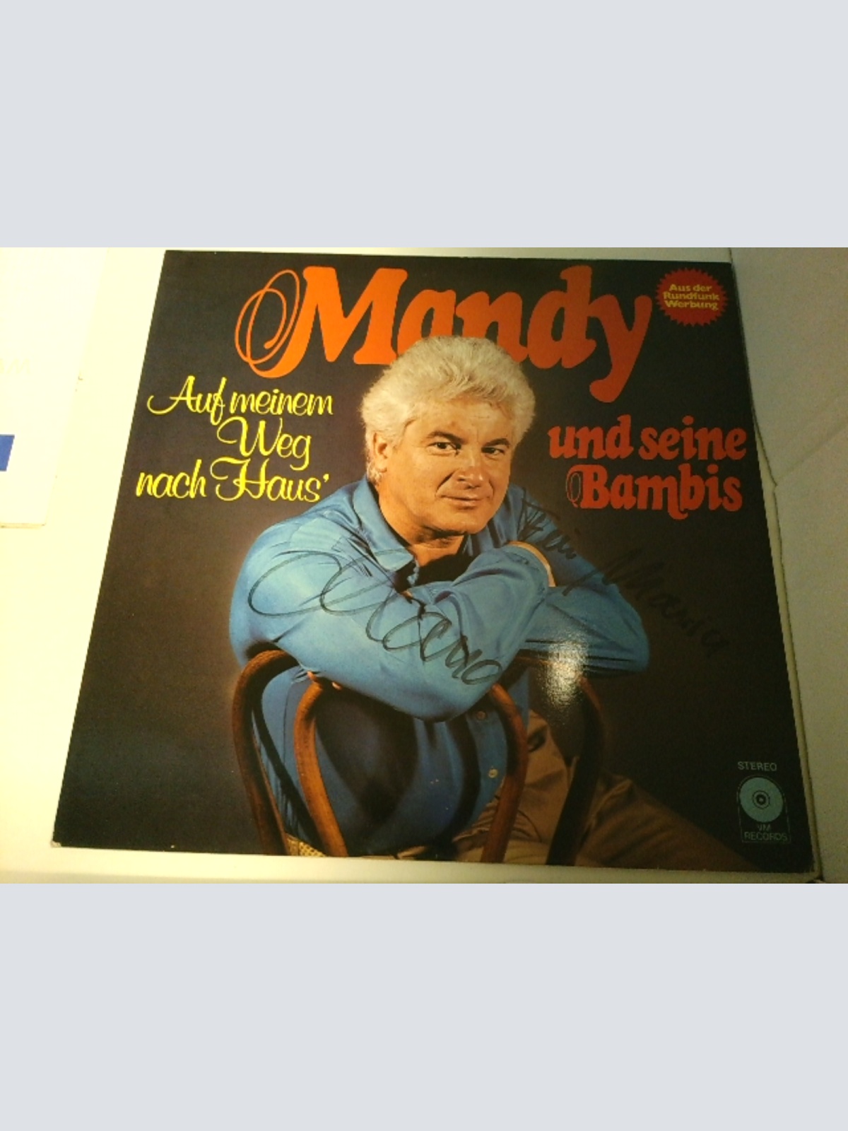 LP / Mandy und seine Bambis - Auf meinem weg nach Hause / SIGNIERT