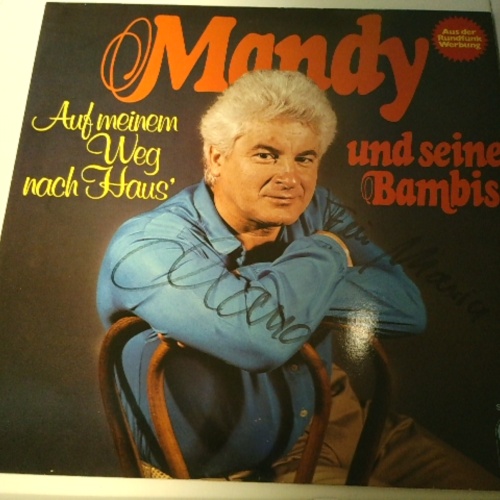 LP / Mandy und seine Bambis - Auf meinem weg nach Hause / SIGNIERT