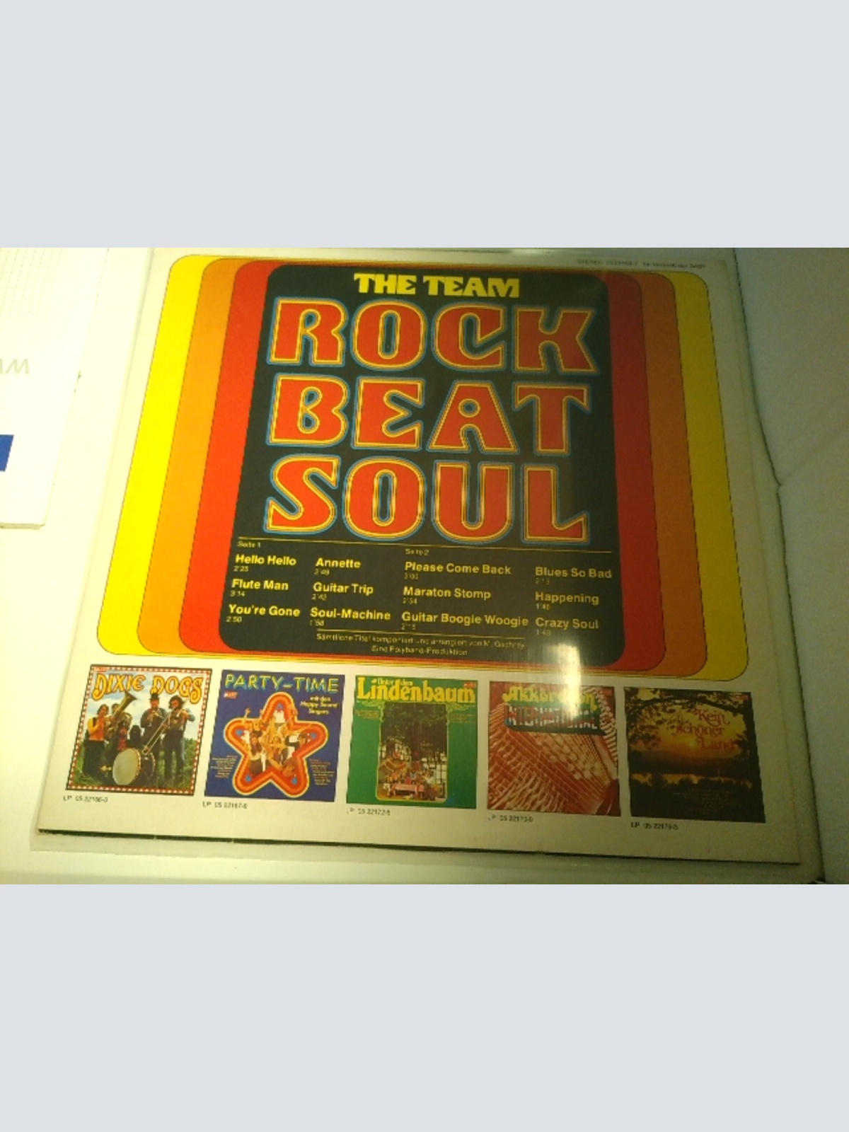 LP / The Team – Rock Beat Soul