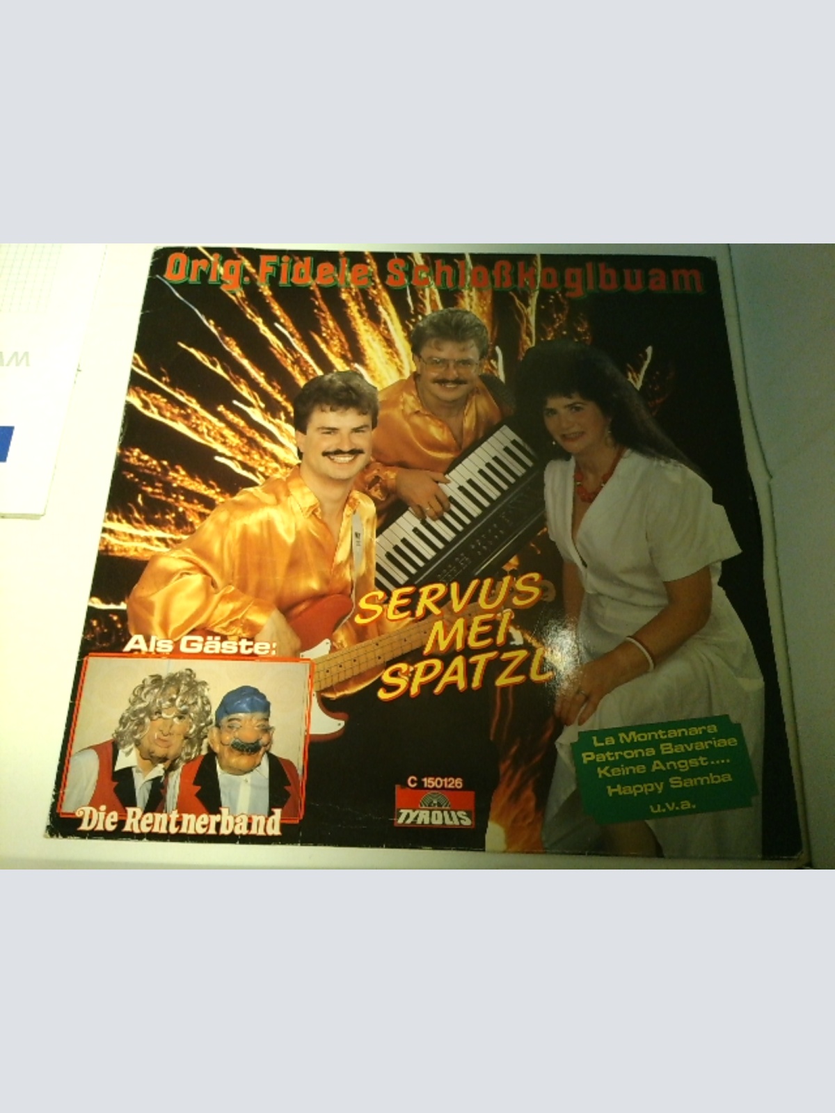 LP / Orig. Fidelen Schloßkoglbuam - Servus mei Spatzl