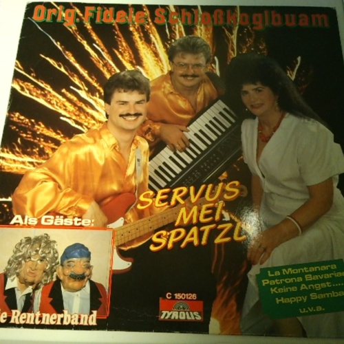 LP / Orig. Fidelen Schloßkoglbuam - Servus mei Spatzl